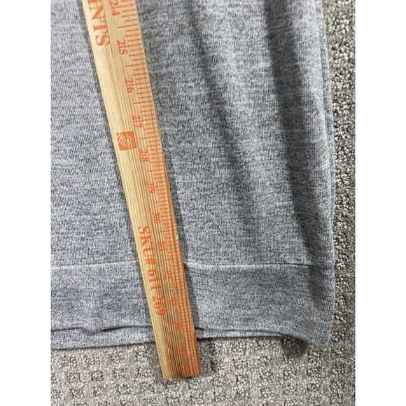 Harhay Sweater Womens Plus Size XXL Gray Knit Striped Sleeve Tunic Top EUC - Picture 7 of 8